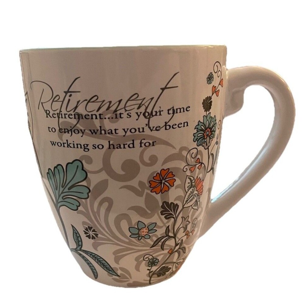 Pavilion Mark My Words Retirement Mug, 20-Ounce, 4-3/4-Inch